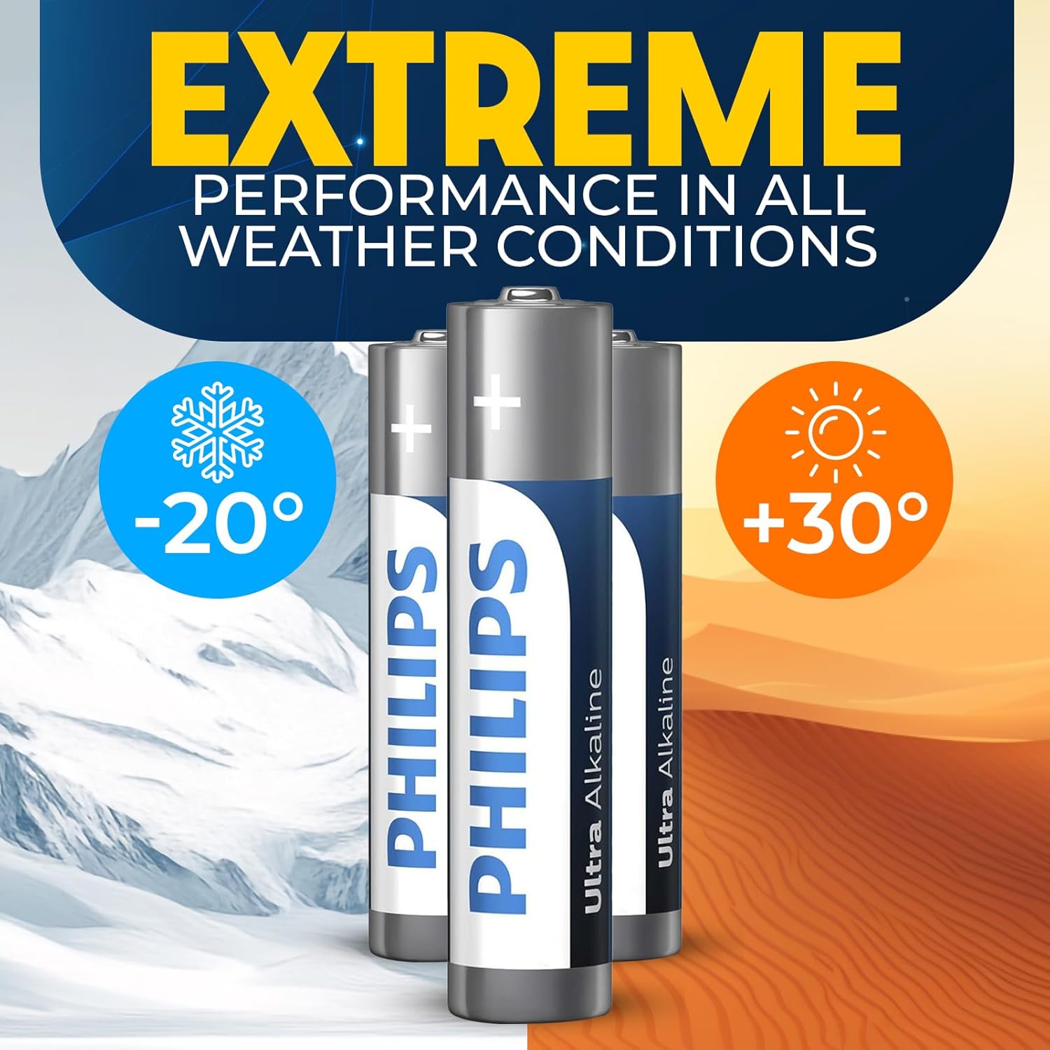 Pilhas Ultra Alkaline AAA 3