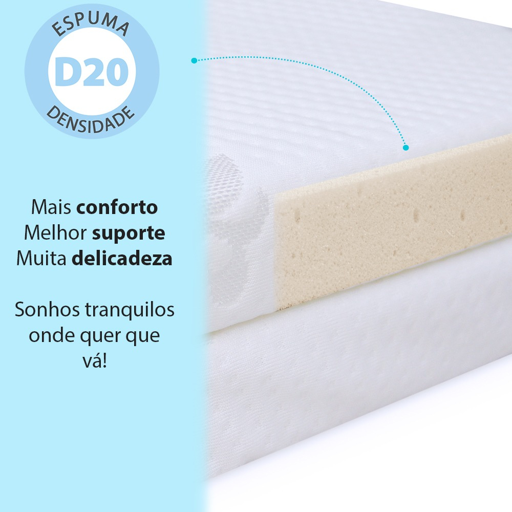 Colchonete Chiqueirinho Dobrável para Bebê com Bolsa para Transporte 3