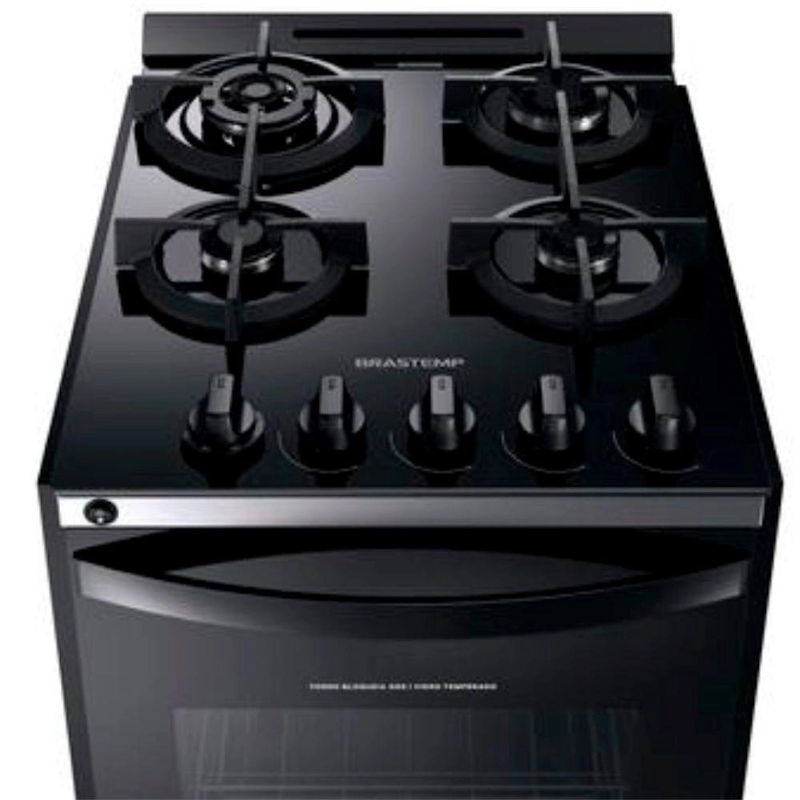 Fogão de Embutir Brastemp Mesa de Vidro 4