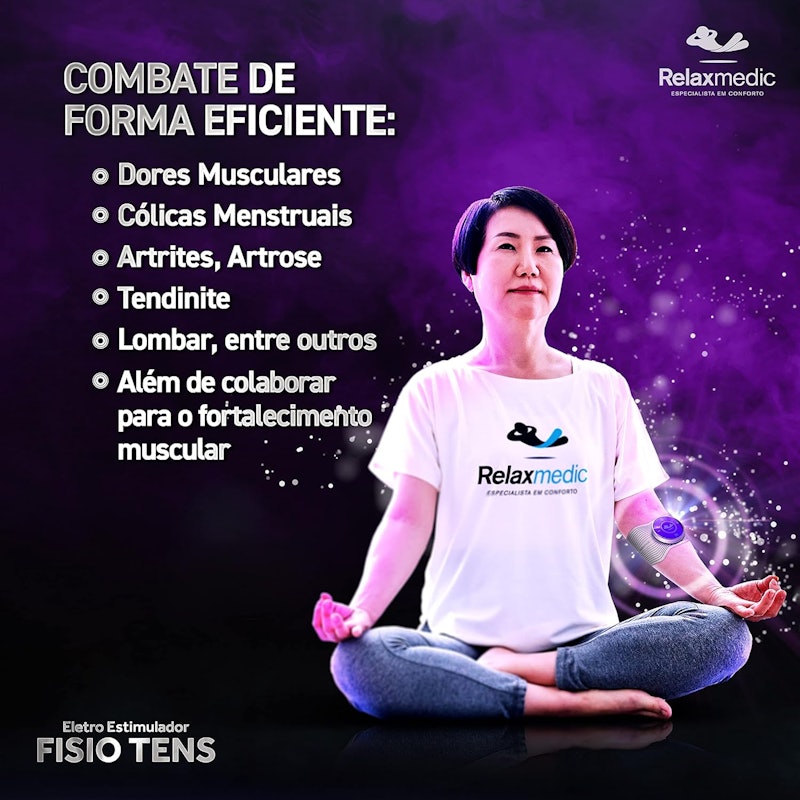 Eletroestimulador Fisio Tens Control RelaxMedic 4