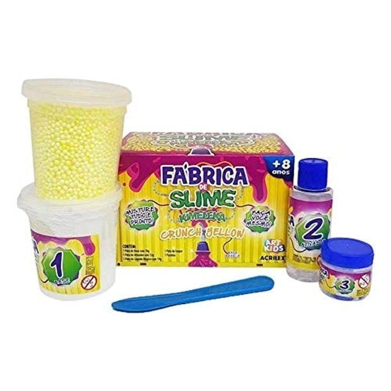 Kimeleka Fábrica de Slime - Crunch Yellow 1
