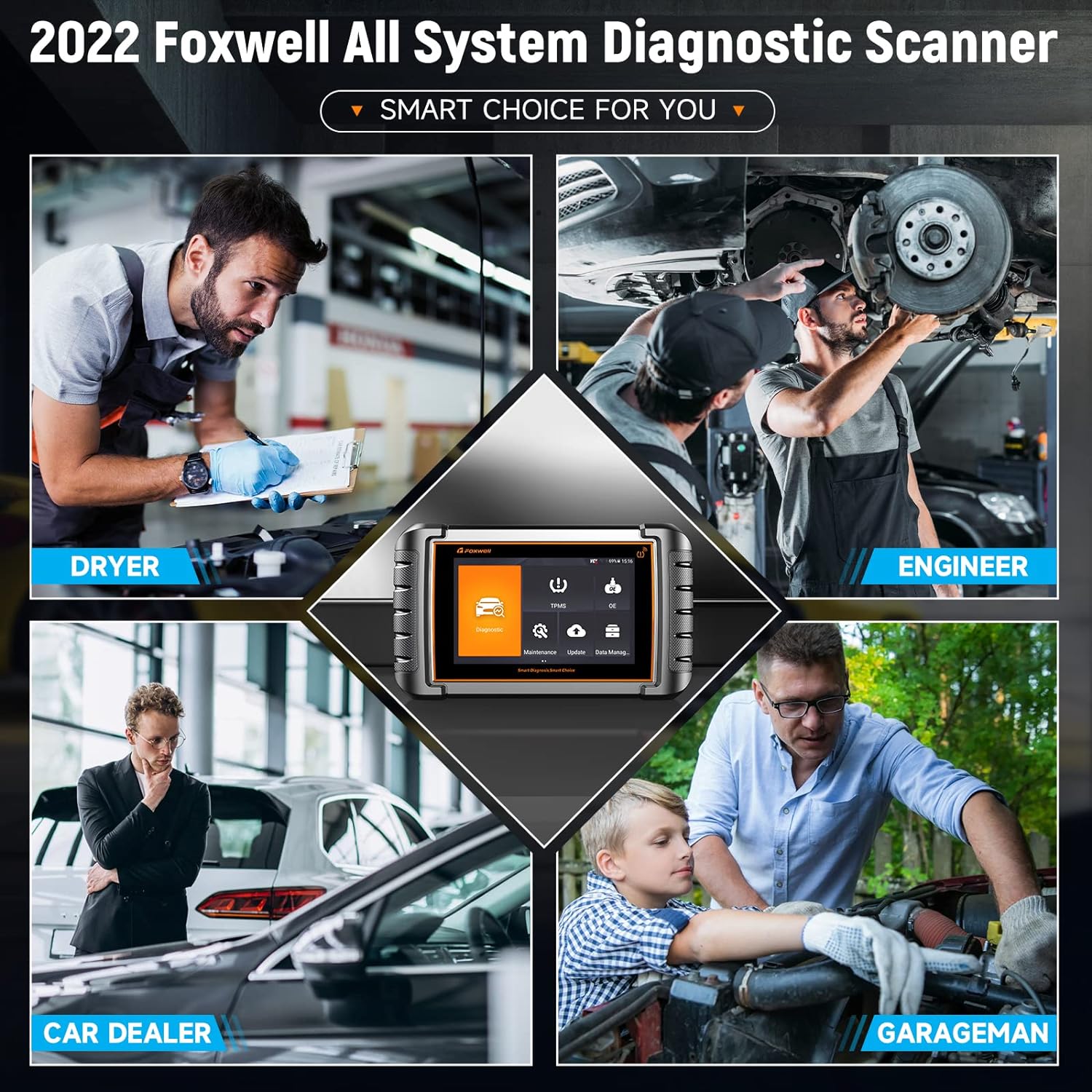 Foxwell NT809TS Bi-Directional OBD2 7