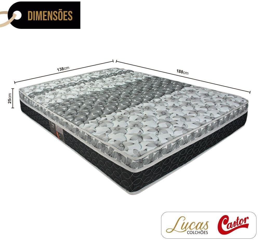 ‎Colchão Castor Casal Class One Face Tecnopedic 138x188x25cm 2