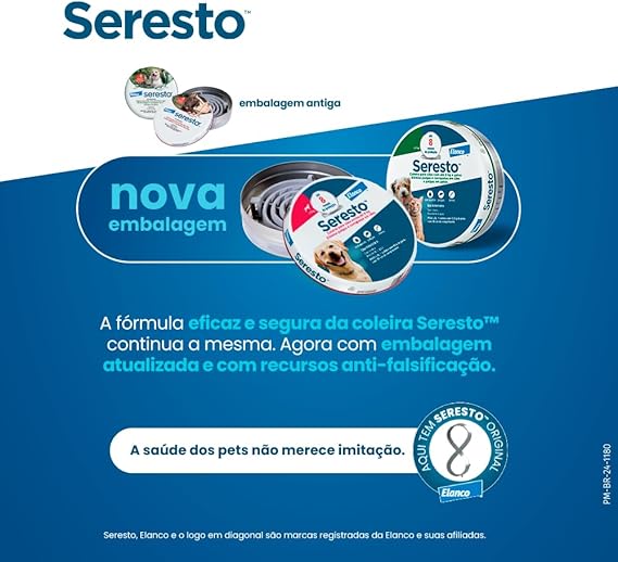 Coleira Seresto para Cães e Gatos de até 8 kg 2