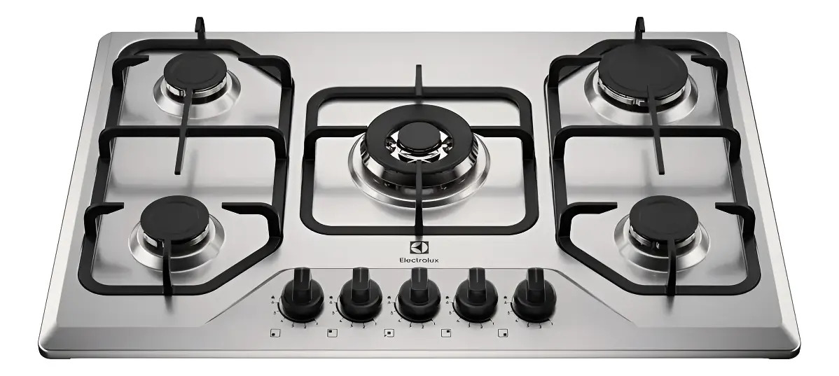 Cooktop 5 Bocas a Gás Inox Experience 1