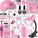 ANRON Kit Unha Gel Alongamento Cabine Lixadeira Elétrica Luminária 1