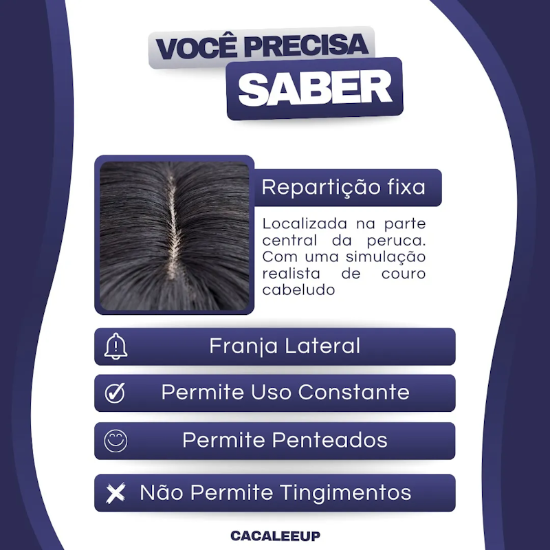 Peruca Preta Longa Lisa Orgânica Cacalee 4
