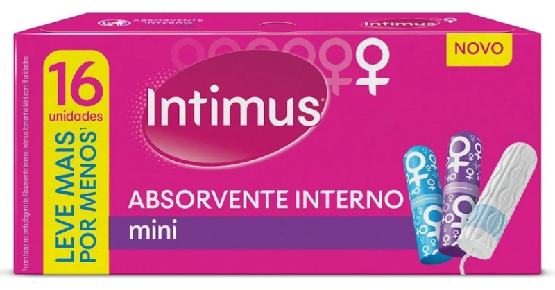 Absorvente Interno Mini Intimus 2