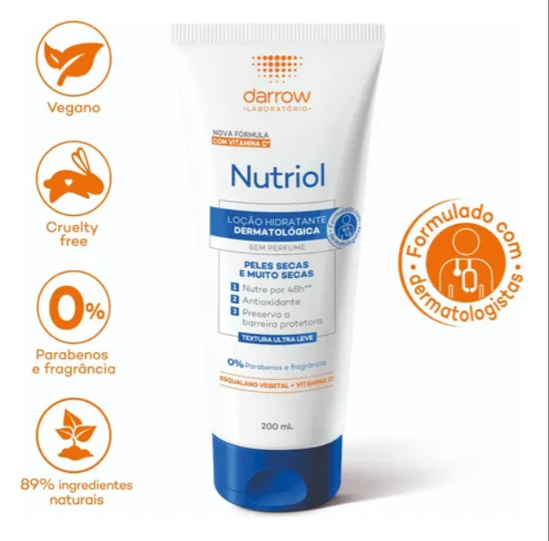 Nutriol Loção Hidratante Sem Perfume 3