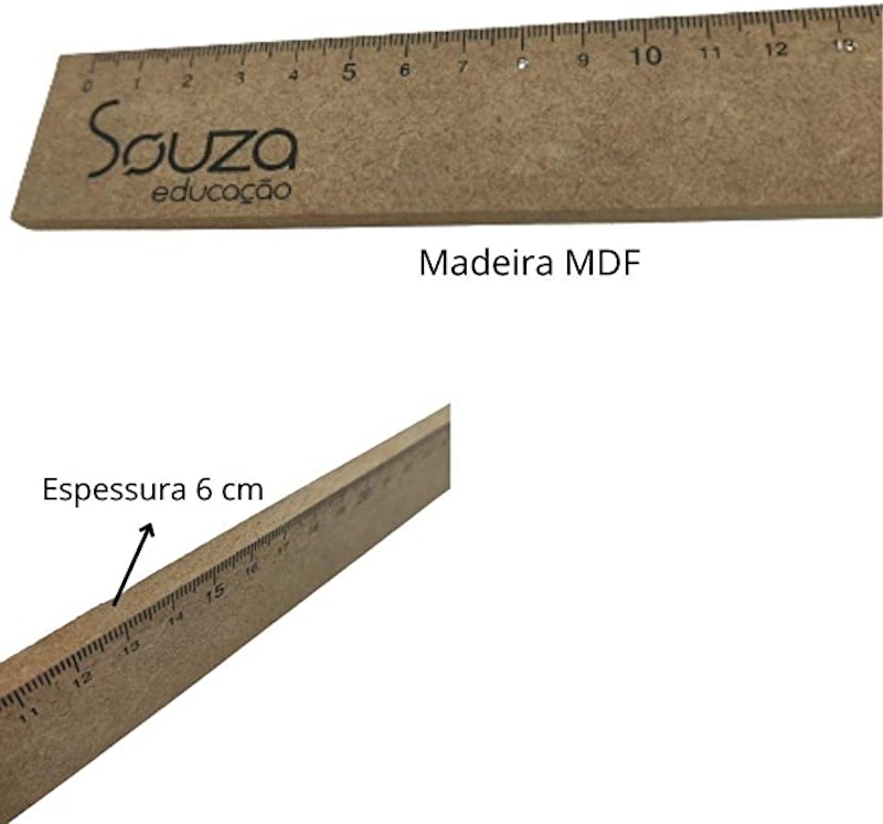 Régua de Madeira 60 cm 3