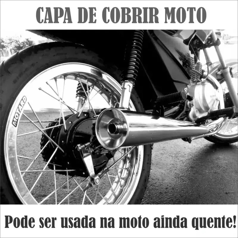 Capa de Cobrir Moto em Couro 3