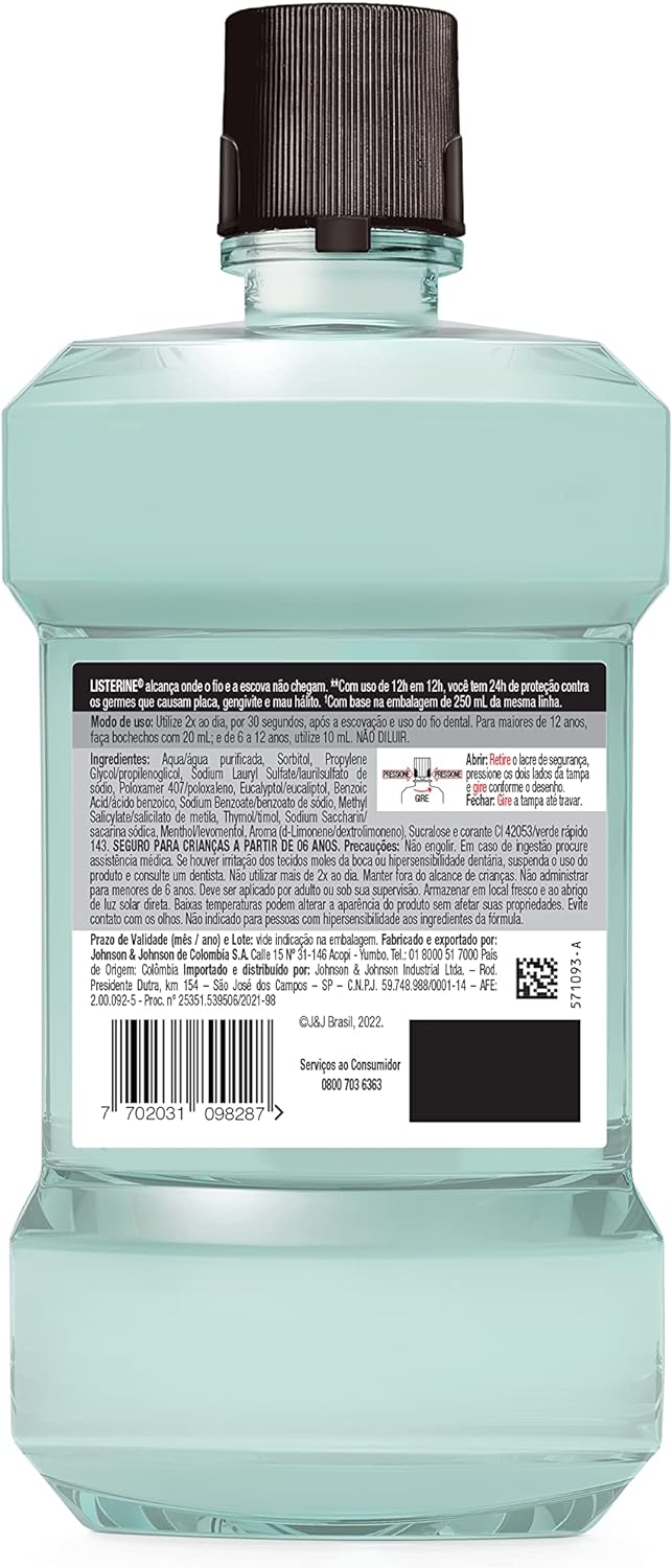 Antisséptico Bucal Listerine Cool Mint 2