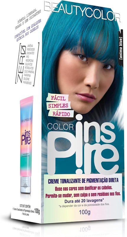 Tonalizante de Pigmentação Direta Color Inspire - Anima Blue 1