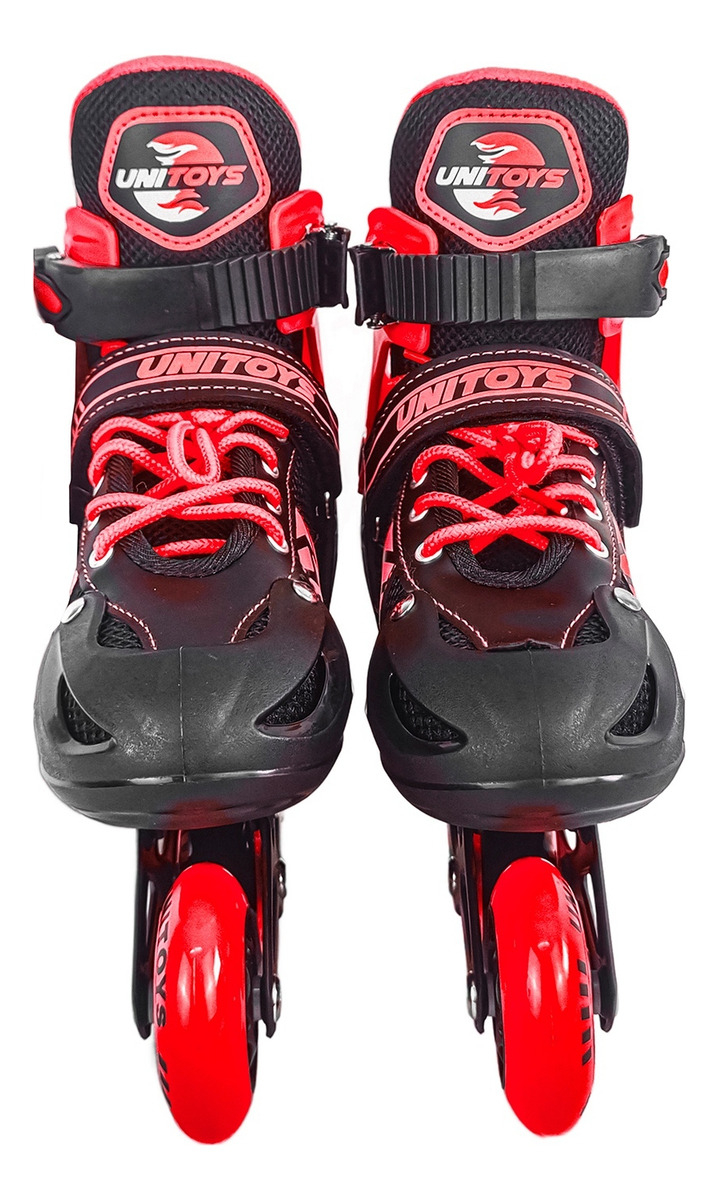 Patins Inline Unitoys Vermelho 3