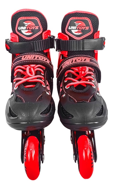 Patins Inline Unitoys Vermelho 3