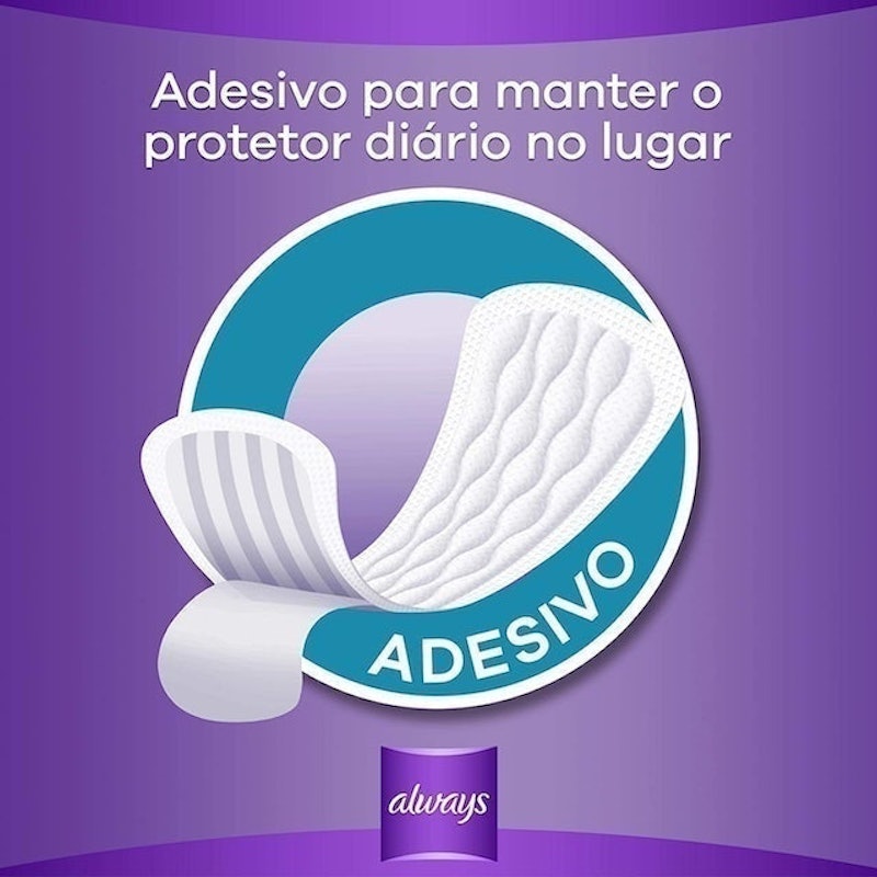 Protetor Diário Always Respirável com 80 Unidades 4