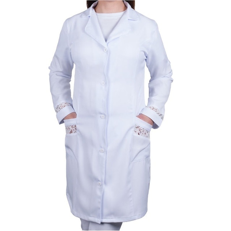 Jaleco Feminino Gabardine Manga Longa Petra 1