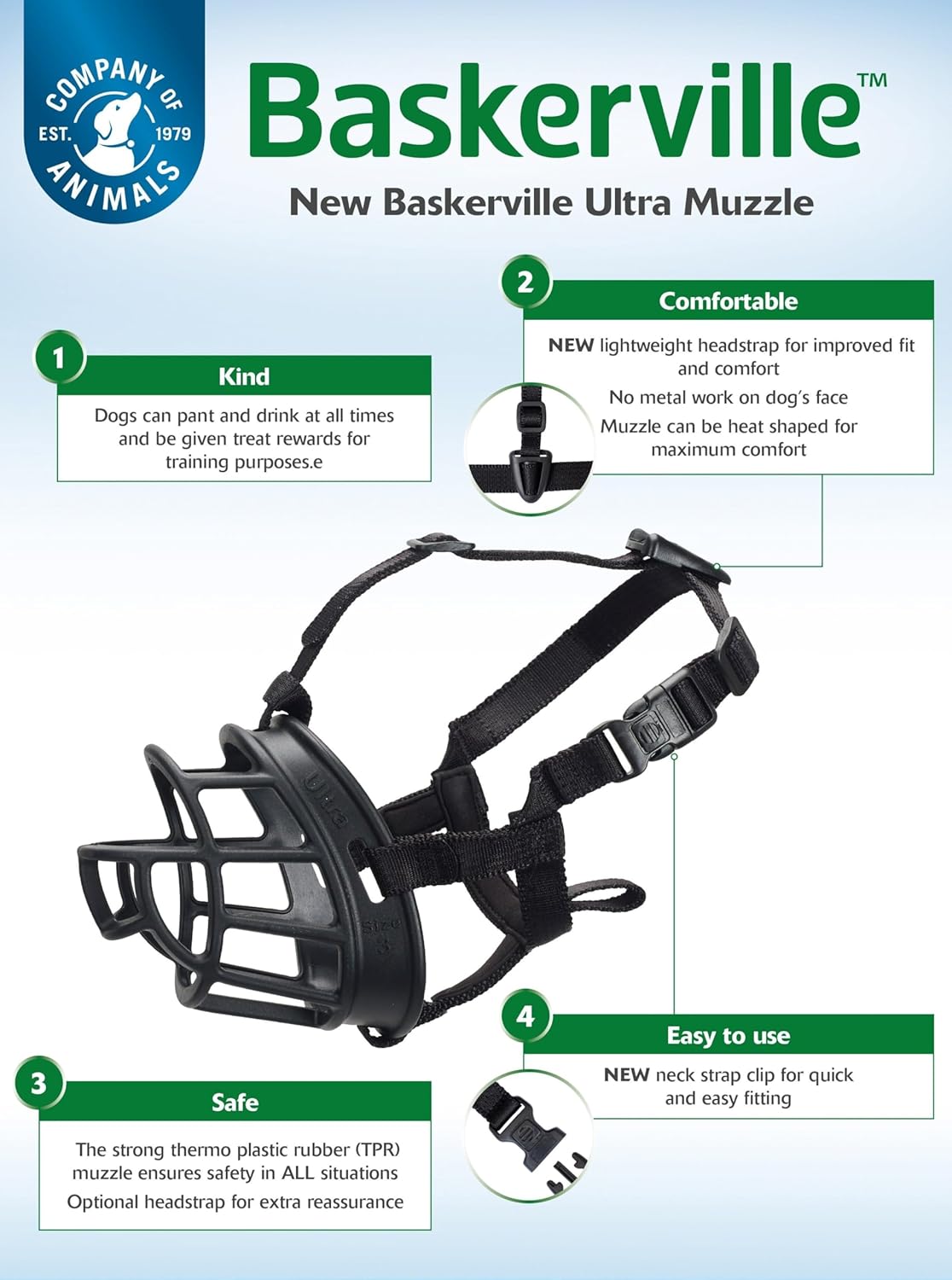 Focinheira Baskerville Ultra Muzzle 5