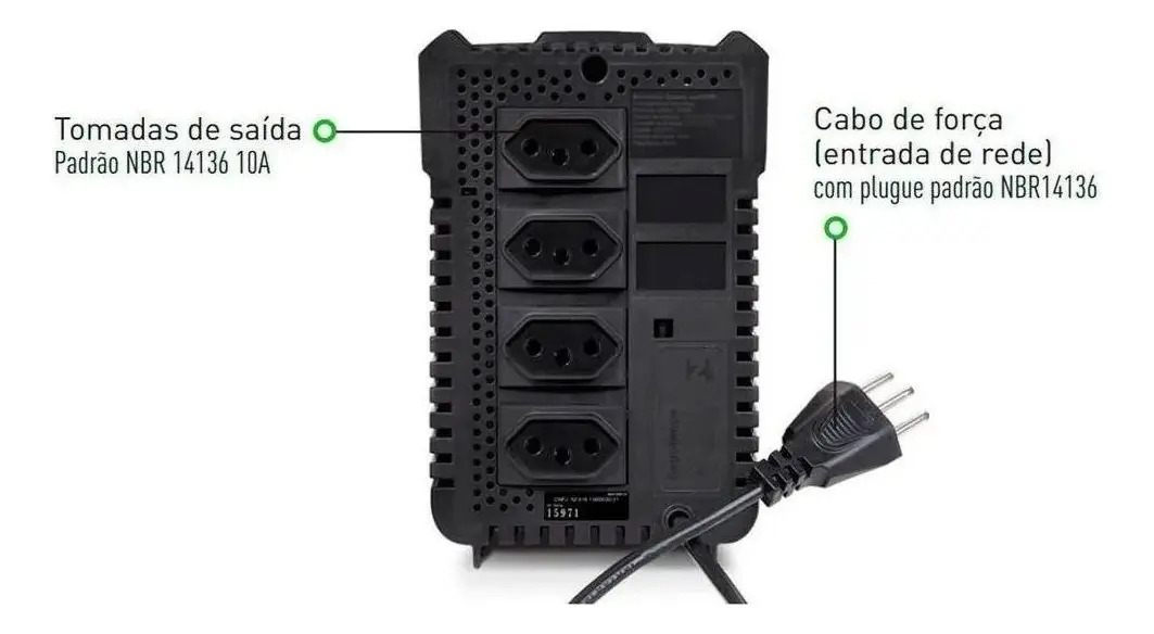 Estabilizador Revolution Speedy 500 VA 4