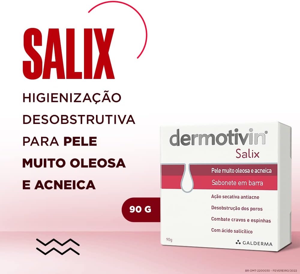 Dermotivin Salix Sabonete em Barra 2