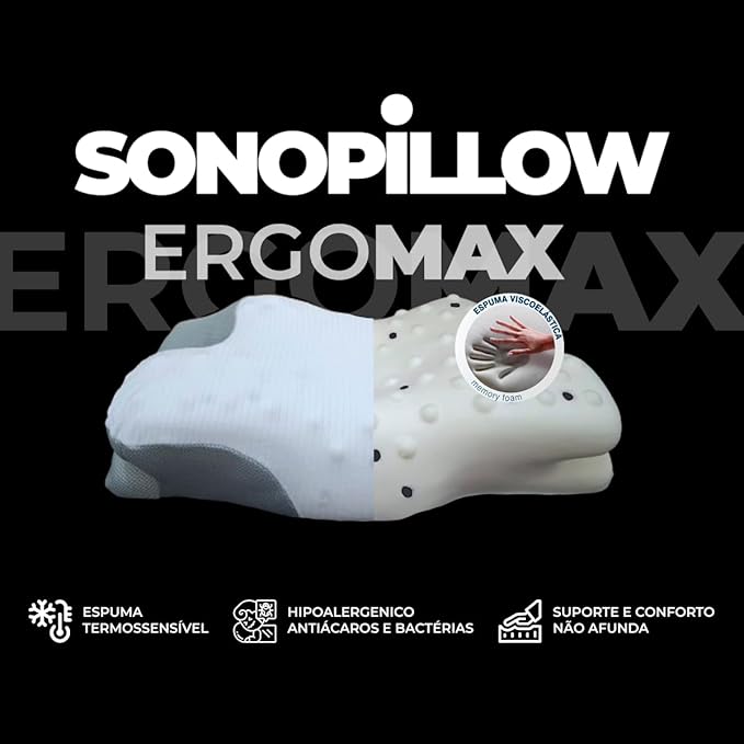 Travesseiro Cervical Ortopédico ErgoMax 5