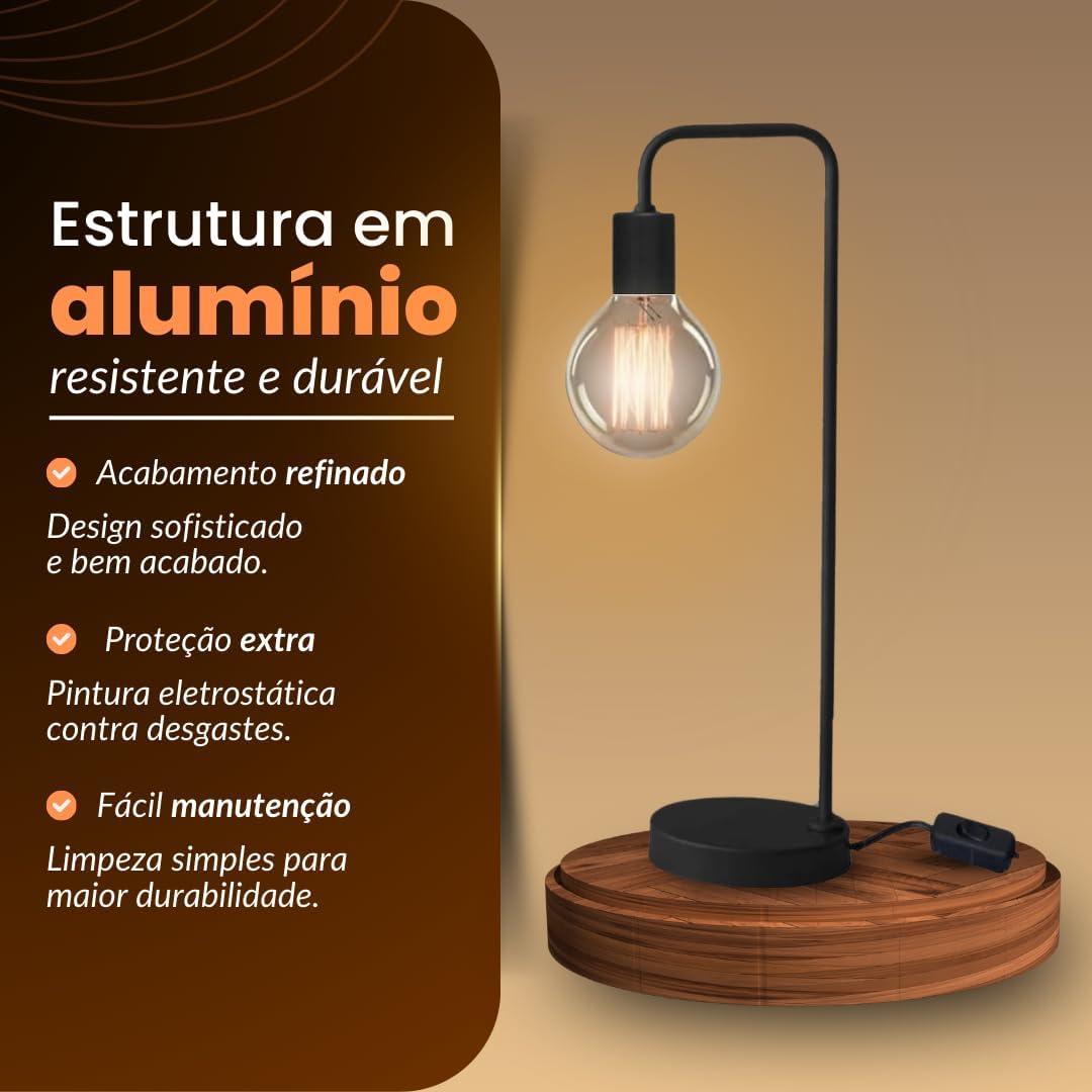 Luminária de Mesa Industrial 4