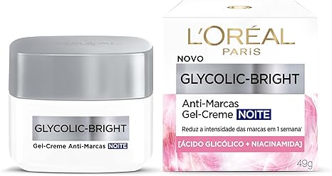 Gel-Creme Anti-Marcas Noite Glycolic-Bright 1