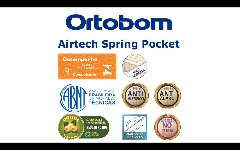 Colchão Ortobom Airtech Spring Pocket Casal 4