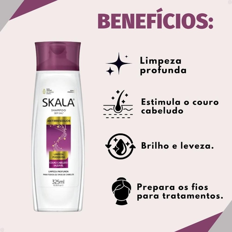 Shampoo Antirresíduos Limpeza Profunda 2