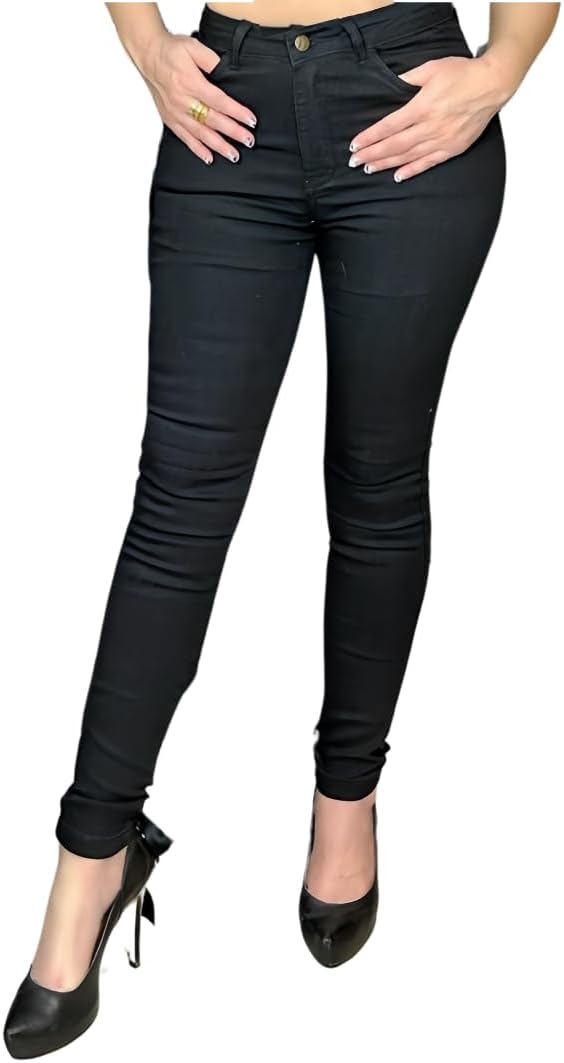 Calça Jeans Preta Feminina Super Lycra 2