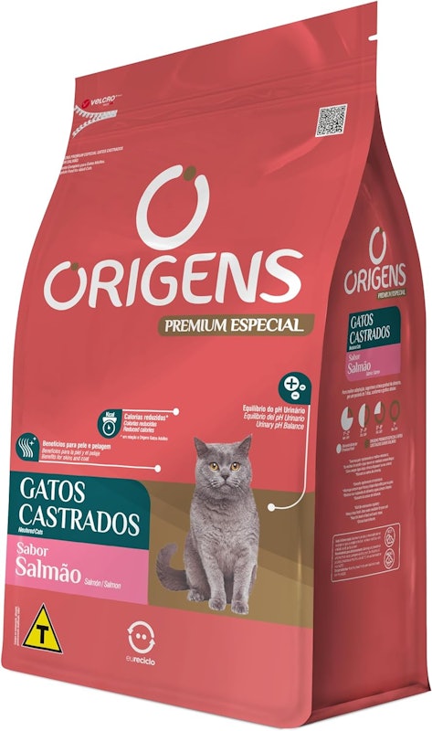 Origens Premium Especial Gatos Castrados Sabor Salmão 3
