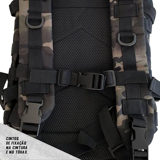 Mochila Tática Invictus Assault Warskin Black 4
