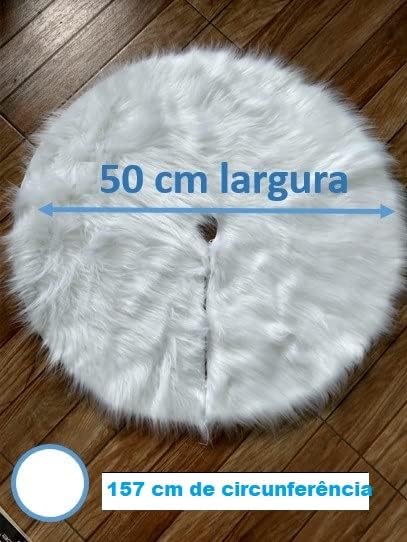 Saia P/Árvore de Natal Pelúcia Pelo Alto 2