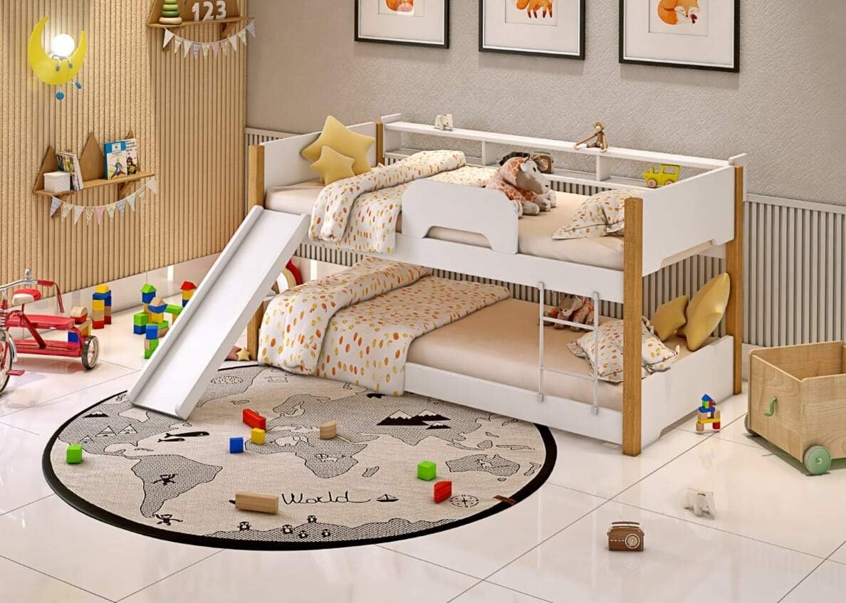 Beliche Infantil Exclusiv com Escorrega 7