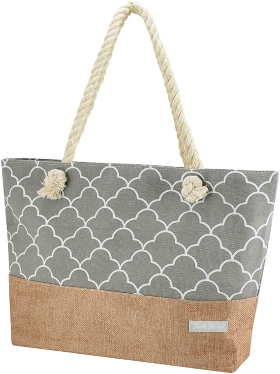 Bolsa de Praia Grande com Zíper 1