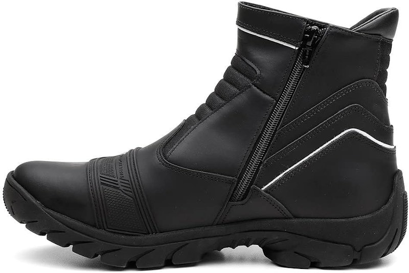 Bota Motociclista Couro Impermeável 2