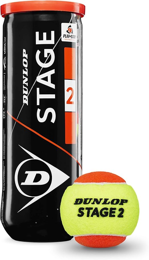Bola de Tênis Dunlop Stage 2 Laranja 1