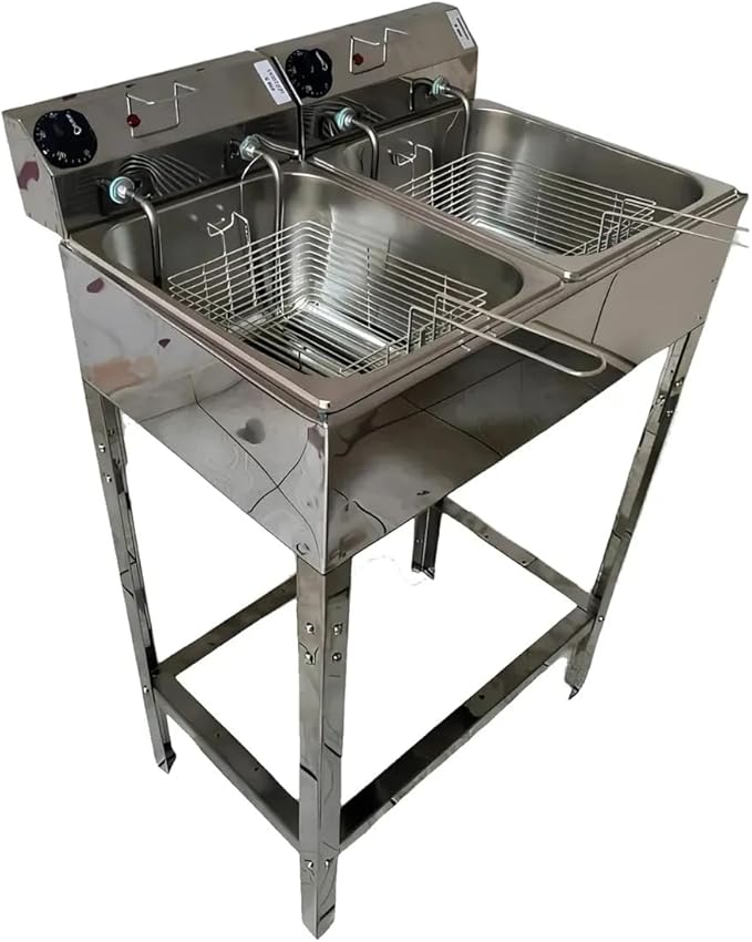 Fritadeira Elétrica 10 L com Suporte Alfa Suportel 1