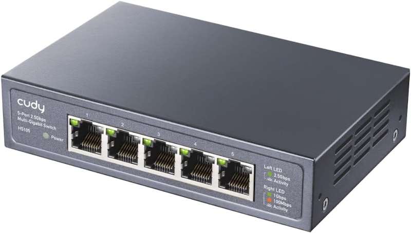 5-Port 2.5 Gbps Multi-Gigabit Switch 1