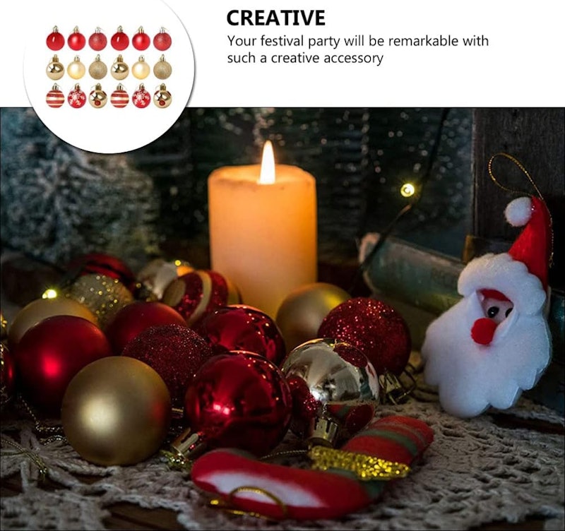 Bolas de Natal Vermelhas 50 Peças 5
