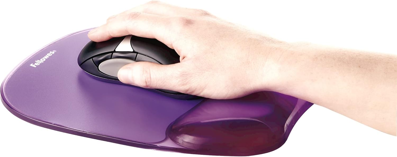 Fellowes Mousepad Transparente de Gel e Descanso de Pulso 3