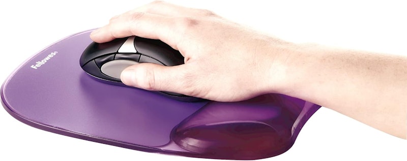 Fellowes Mousepad Transparente de Gel e Descanso de Pulso 3