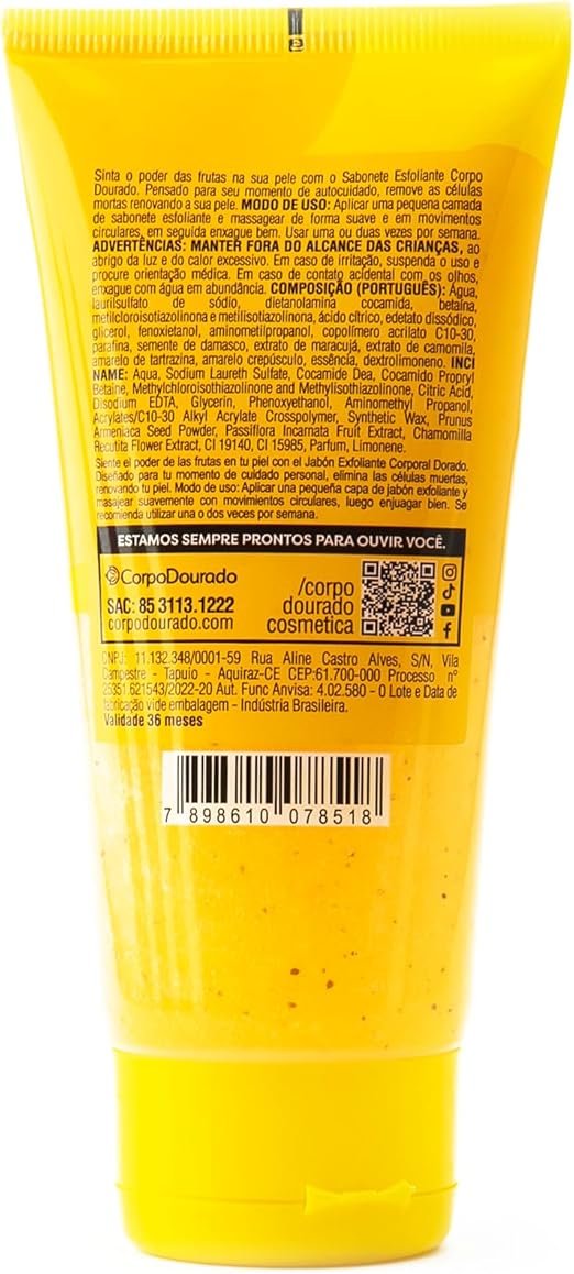 Sabonete Esfoliante Maracujá e Camomila 180ml 3