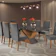 MADEIRAMADEIRA Mesa de Jantar Retangular 200 x 90 Noble com 8 Cadeiras Iza 1