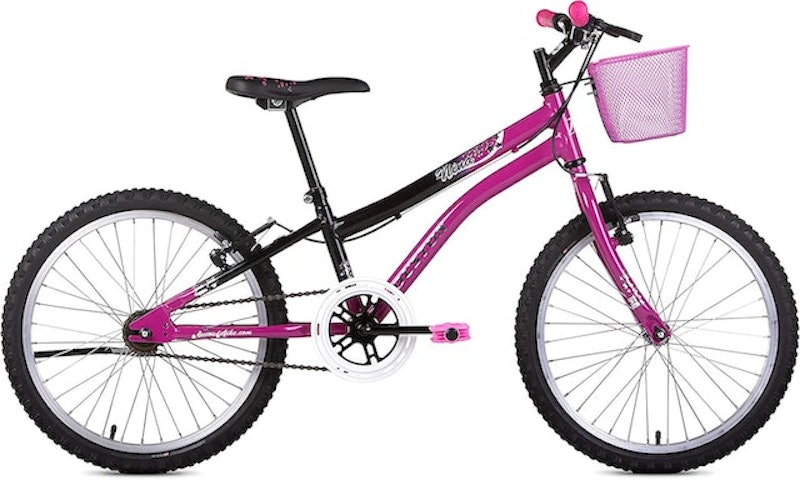 Bicicleta infantil para meninas de 3 á 7 anos na cor rosa com kit de  proteção em Promoção na Americanas