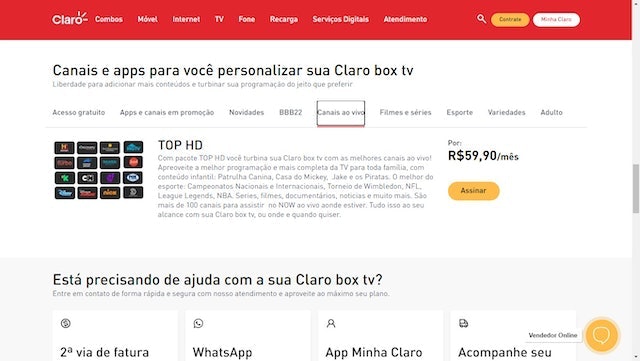 Claro Box TV 4
