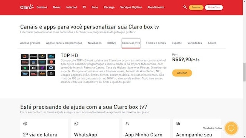 Claro Box TV 4