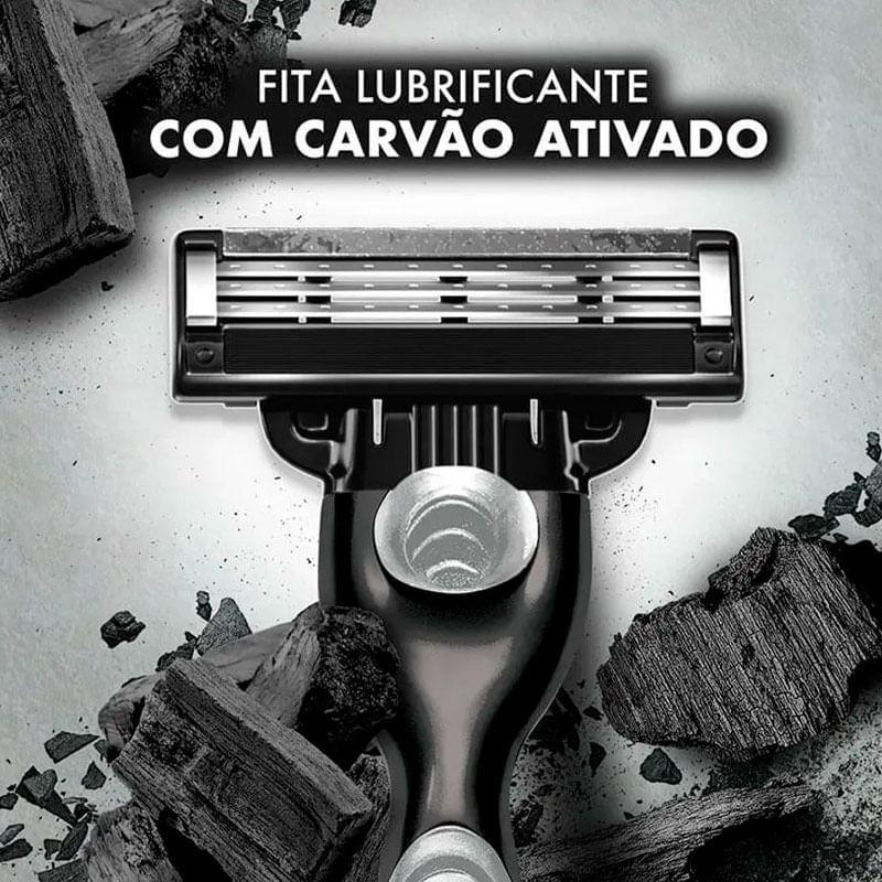 Aparelho Gillette MACH3 Carbono 2