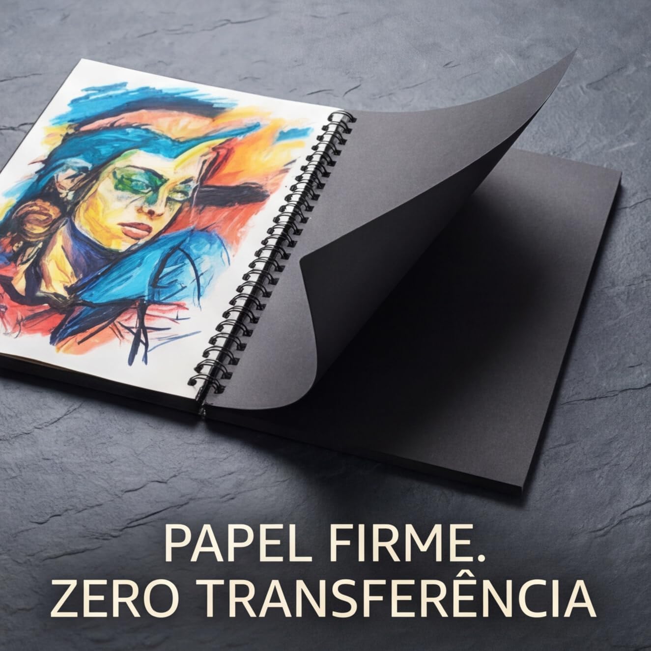 Caderno Sketchbook Desenho Artístico Profissional Esboço A4 5
