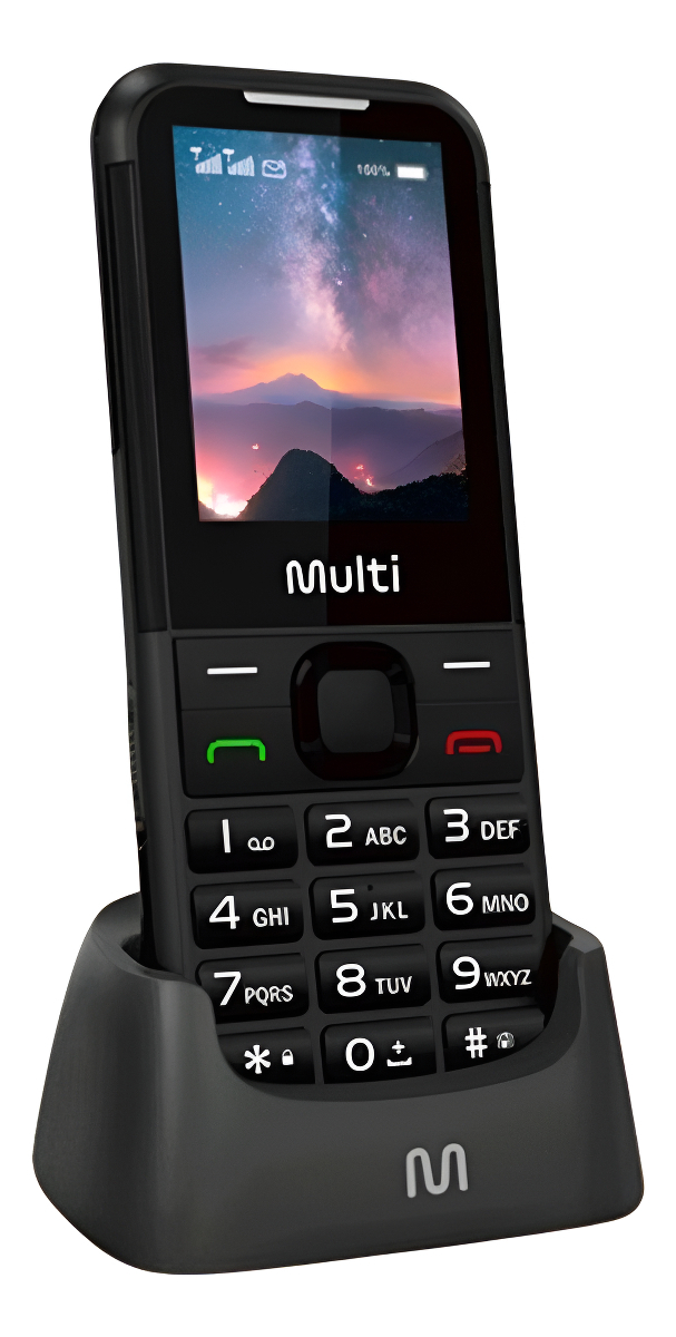 Celular Multi Vita 4G c/ Base Carregadora 1